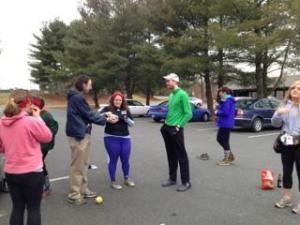 Somehow NFN Devin managed to spill a whole handful of red beads!